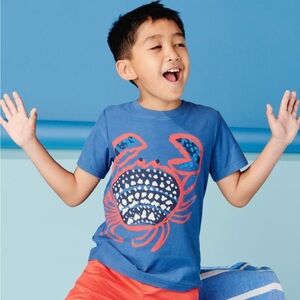 Tea Collection Summer Crab Tee, new with tags
